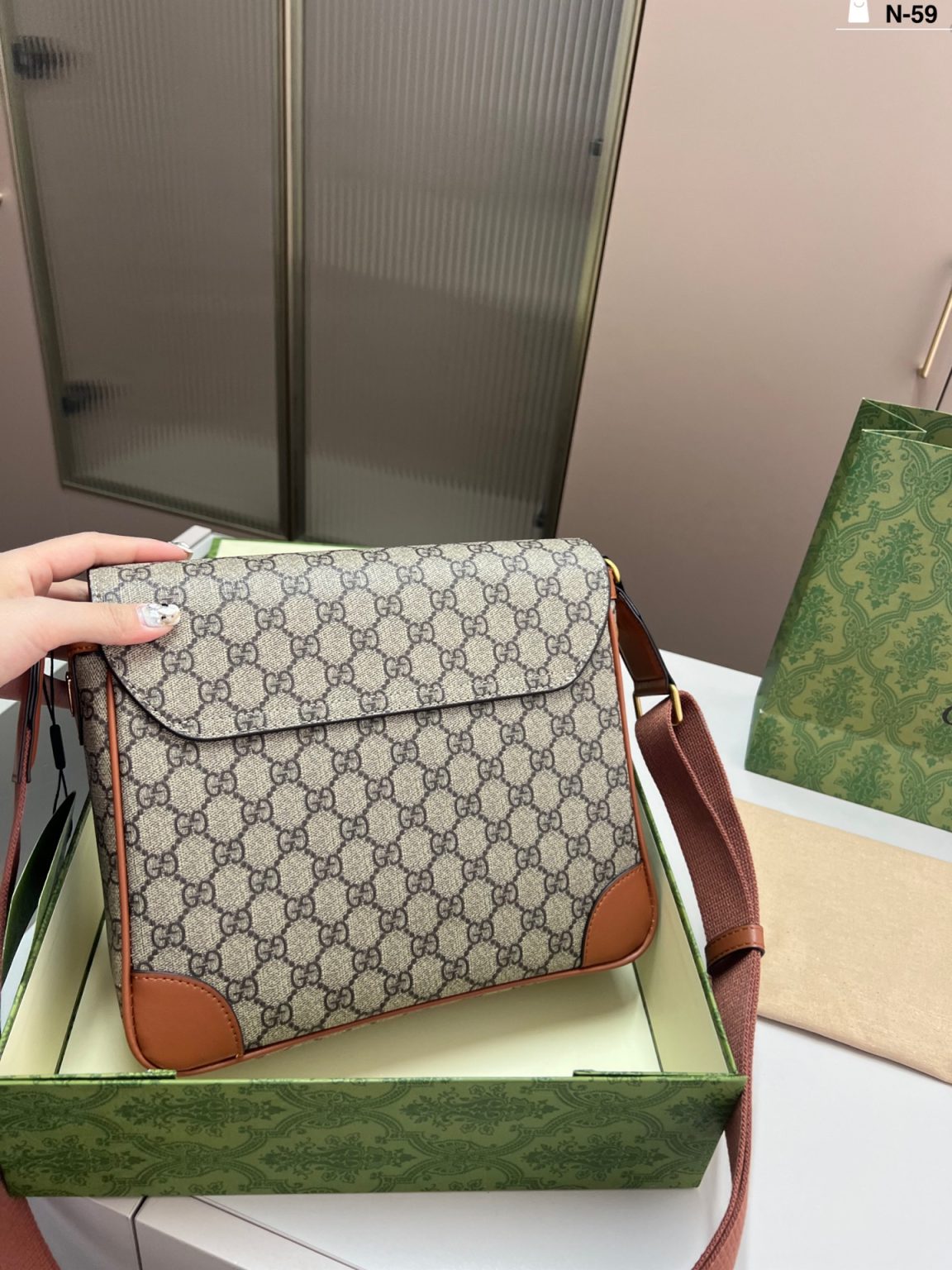 Gucci Bag Dupe 1579 - Immagine 4