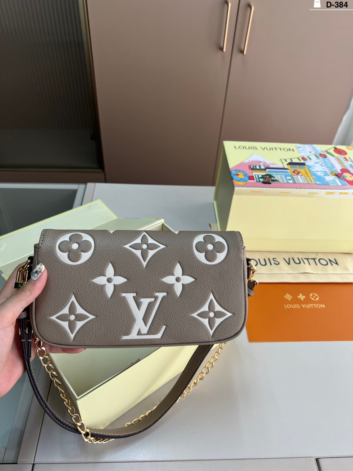 Louis Vuitton Bag Dupe 1863 - Image 4