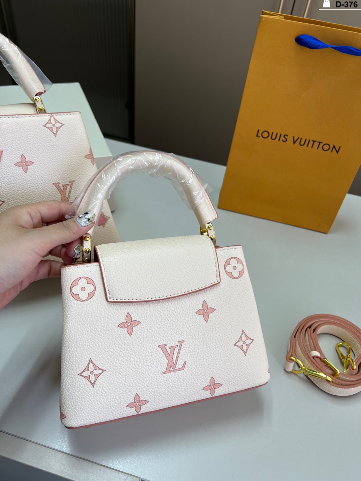 Louis Vuitton Bag Dupe 1864 - Image 4
